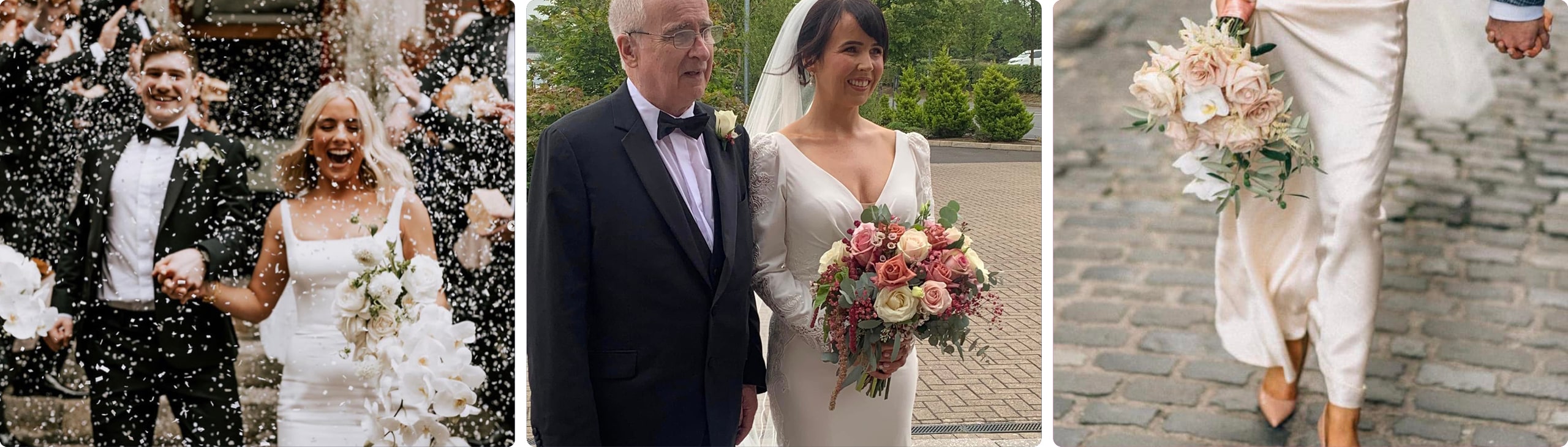 Wedding flowers from The Beautiful Flower Company in Belfast