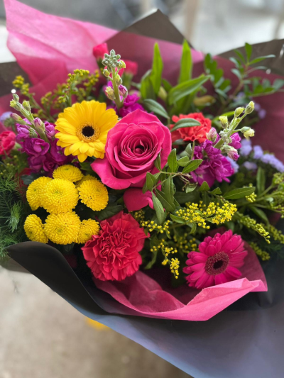 Bright and Cheerful - This is our top selling bouquet, guaranteed to brighten anyones day.